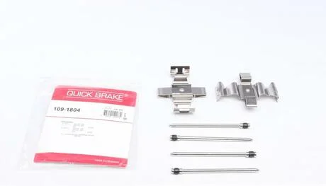 Комплект прижимних планок гальмівного супорту QUICK BRAKE 109-1804