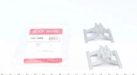 Комплект прижимних планок гальмівного супорту QUICK BRAKE 109-1898