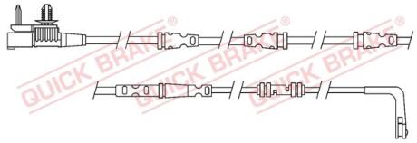 Датчик зносу гальмівних колодок QUICK BRAKE WS 0325 A