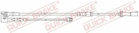 Фото датчик зносу,гальмколодки QUICK BRAKE WS0431A Датчик зносу,гальмколодки QUICK BRAKE WS0431A