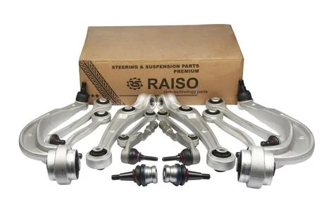 Фото 1 - комплект важелів підвески перед. Audi A4 B8/A5/A6 C7/Q5/Porsche Macan (з товстим пальцем, конус 17мм) Raiso RL8K4998SKIT Комплект важелів підвески перед. Audi A4 B8/A5/A6 C7/Q5/Porsche Macan (з товстим пальцем, конус 17мм) Raiso RL8K4998SKIT (фото 1)