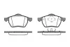 Колодка торм. диск. FORD GALAXY, SEAT ALHAMBRA, VW SHARAN передн. REMSA 0390.00 (фото 3)