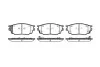 Колодка торм. диск. MAZDA 6 (GG) передн. REMSA 0800.22 (фото 3)