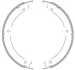 Колодки тормозные Toyota Land Cruiser IV (J200) 08- REMSA 4620 00 (фото 1)