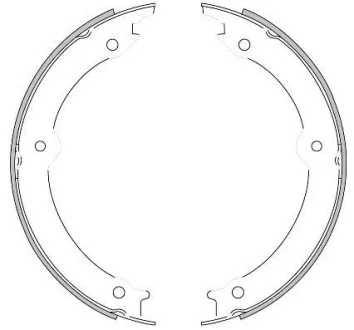 Колодки тормозные Toyota Land Cruiser IV (J200) 08- REMSA 4620 00