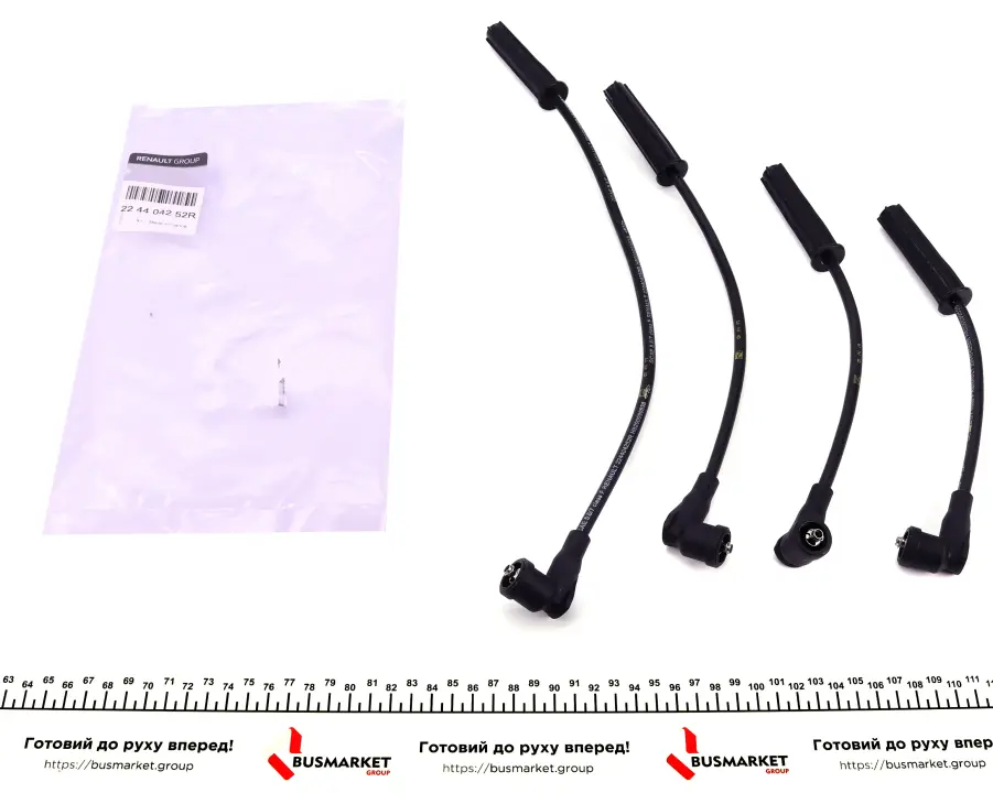 Компл проводов зажигания k7m k7j RENAULT 224404252R (фото 1)