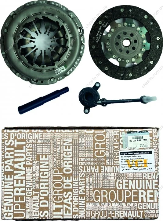 Комплект зчеплення з гідравлічним вижимним Renault Megane, Duster, Captur, Clio, Kangoo 1.5dCi RENAULT 302184471R (фото 1)