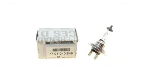 Лампа розжарювання H7 12V 55W RENAULT 7701040849