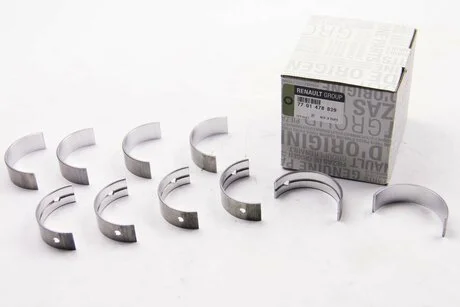 Вкладиші корінні STD(10шт)) 1.9-2.0dci.2.0 16VTraficII.Kangoo.LagunaII.MeganeII RENAULT 7701478839