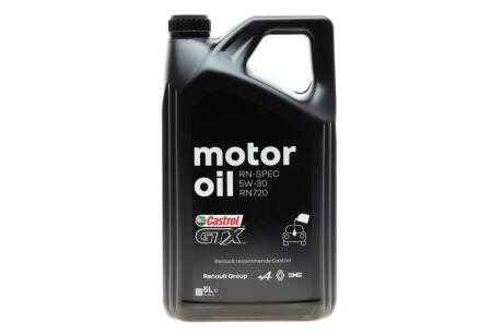 Масло моторное Castrol GTX RN 5W30 RN 720 5 RENAULT 7711658108