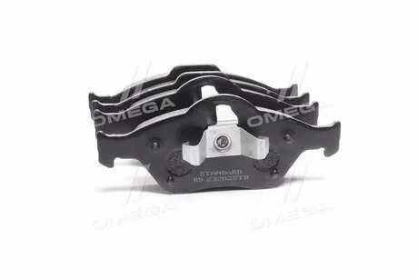 Колодка гальм. диск. STANDARD FORD FIESTA / FUSION / MAZDA 2 03 - передня. RIDER RD.23202STD