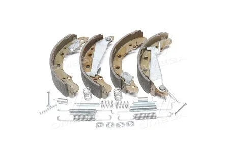 Колодка гальм. барабан. SKODA FABIA, CHERY AMULET, GEELY ззаду. RIDER RD.2638.GS8526