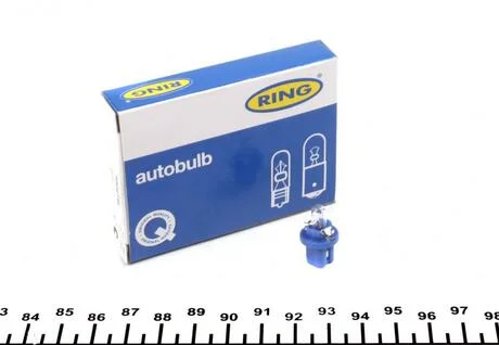Автолампа BAX BX8, 5d 1,2 W прозора Ring R509TBL