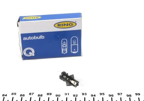 Автолампа BAX B8, 5d 1,2 W прозора Ring R509TLBK