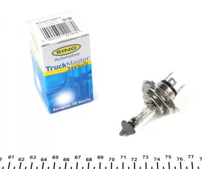 Автолампа H4 P43t 70 W 75 W прозрачная Ring RTM475HDLL