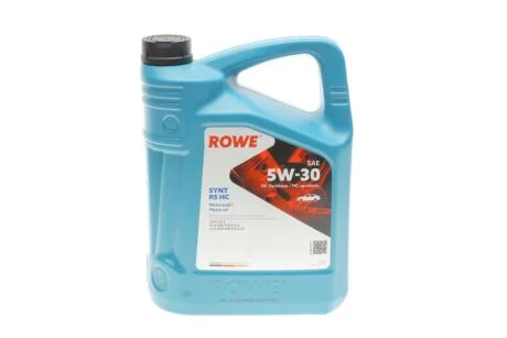 Олива моторна HIGHTEC SYNT RS SAE 5W-30 HC (5 L) Rowe 20024-0050-99