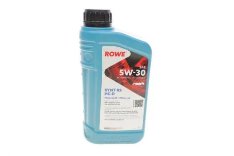 Олива моторна HIGHTEC SYNT RS HC-D SAE 5W-30 (1 L) Rowe 20060-0010-99