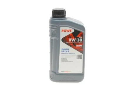 Олива моторна HIGHTEC SYNTH RS SAE 0W-30 LV II (1 L) Rowe 20069-0010-99