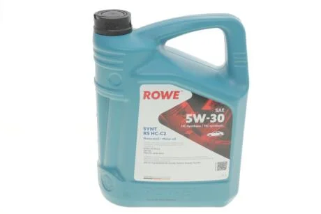 Олива моторна HIGHTEC SYNT RS SAE 5W-30 HC-C2 (5 L) Rowe 20113-0050-99