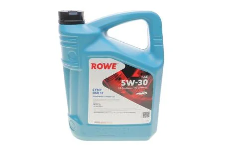 Олива моторна HIGHTEC SYNT RSR 17 SAE 5W-30 (5 L) Rowe 20370-0050-99