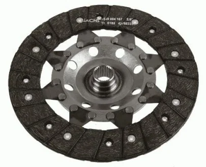 Диск зчеплення VAG A2/A3/TT/Cordoba/Ibiza/Octavia/Bora/Golf/NewBeetle/Polo "1,4-1,9TDi "96-10 SH1864002835 SACHS 1864002835