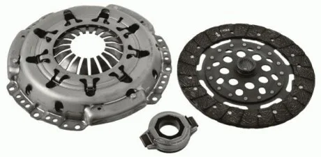 Комплект зчеплення Nissan X-TRAIL 22 DI,DCI 01- SACHS 3000 951 869