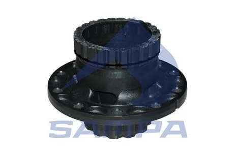 Ступиця колеса, RVI, 25,2/148x148/384/270, Ступиця без підшипника SAMPA 080.416/1
