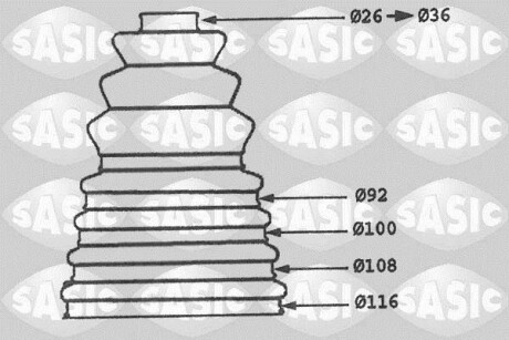 Пильовик SASIC 1904010