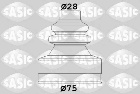 Ремонтний комплект пильника шруса з елементами монтажу SASIC 2873773