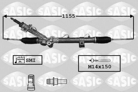Рульова рейка OPEL VIVARO A,B, RENAULT TRAFIC II-III 01- SASIC 7006167 (фото 1)