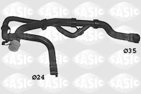 Патрубок радіатора SASIC SWH0490