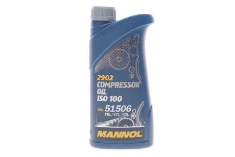 Олива компресорна Compressor Oil ISO 100 (1 Liter) SCT / Mannol 2902-1