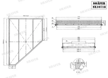 Фильтр воздушный Buick Enclave, Cadillac XT5, XT6, Chevrolet Blazer, Traverse, GMC Acadia (17-) (U SHAFER SX10718