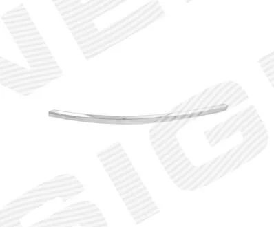 Молдинг на ґрати в бампері. AUDI A6 (C6), 05 - 08 Signeda PAD99027MAL