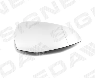 Скло дзеркала заднього огляду AUDI A4 (B9), 15 - 18 Signeda SADM1027ER