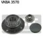 Підшипник маточини, комплект SEAT/VW Caddy "R "1,4/1,9L "95-04 SKF VKBA3570 (фото 1)