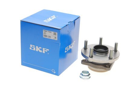 Подшипник предназначен для монтажа на ступицу, роликовый, с элементами монтажа. SKF VKBA7495