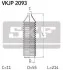 Пильник рульового механізму гумовий SKF VKJP 2093 (фото 2)