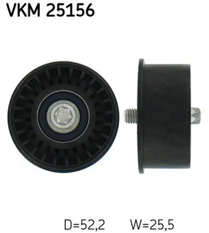 Ролик паразитний CHEVROLET/DAEWOO/OPEL/SAAB Lacetti/Nubira/Zafira/Astra/Combo/Vectra/9-3 &quot;1,4/1,8L SKF VKM25156 (фото 1)