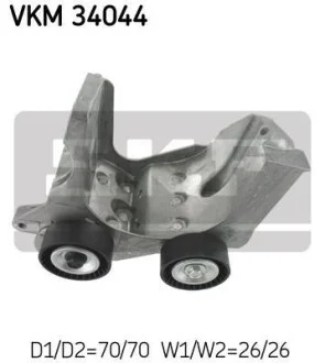Ролик модуля натягувача ременя SKF VKM 34044