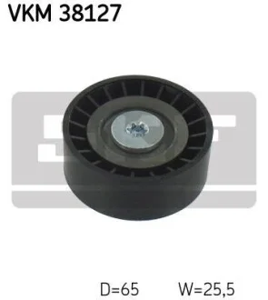 Ролик обвідний поліклінового ременя SKF VKM38127