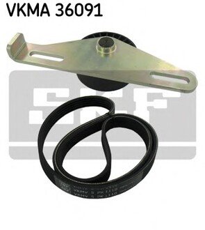 Роликовий модуль натягувача ременя (ролик, ремінь) SKF VKMA 36091