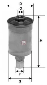 Фільтр паливний SOFIMA S1511B