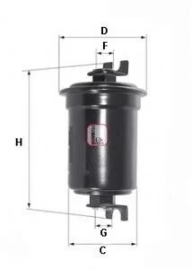 Фільтр паливний SOFIMA S1525B
