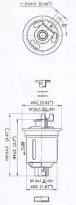 Фільтр паливний SOFIMA S1586B