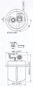 Фільтр паливний SOFIMA S1617B