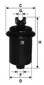 Фільтр паливний SOFIMA S1631B
