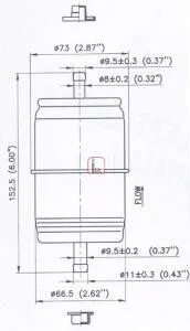Фільтр паливний SOFIMA S1666B