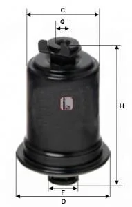 Фільтр паливний SOFIMA S1669B