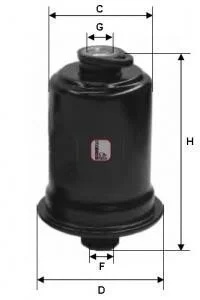 Фільтр паливний SOFIMA S1712B